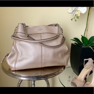 Coach Lexi Pebble Leather Shoulder Bag.